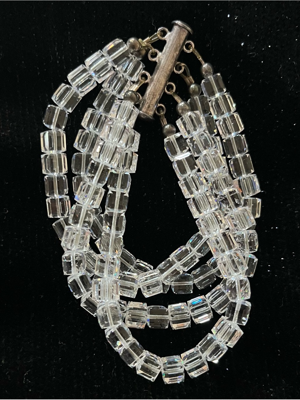 Gorgeous crystal rhinestone bracelet by Lolo (Lorena Ponis). Never worn.